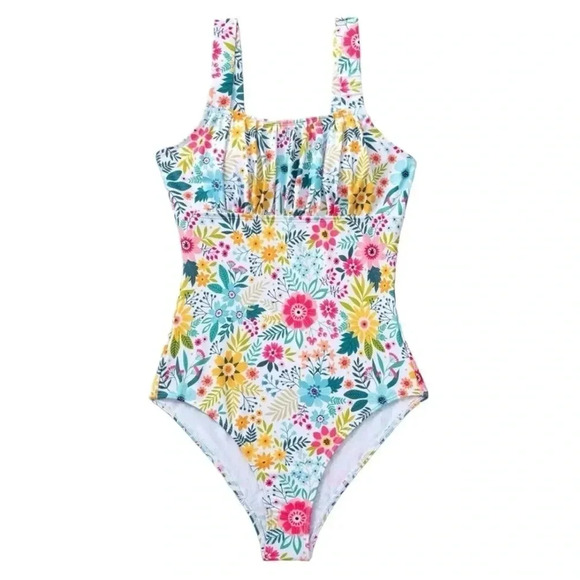 MakeMeChic Floral multicolor Backless One Piece Size Medium. - Picture 2 of 8